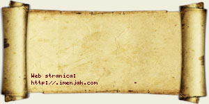 Kristina Unić vizit kartica